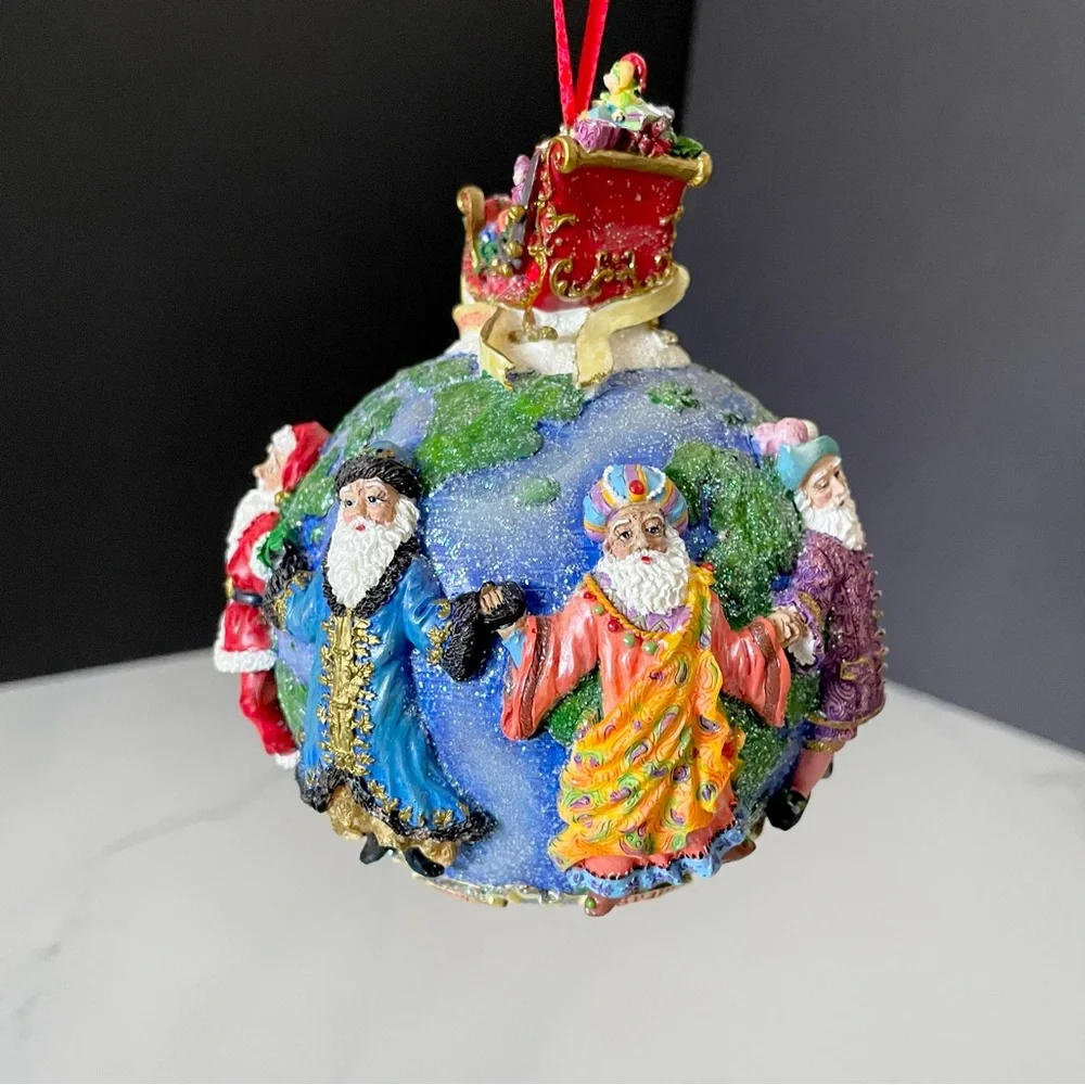Santas Around The World Ornament by Christopher Radko